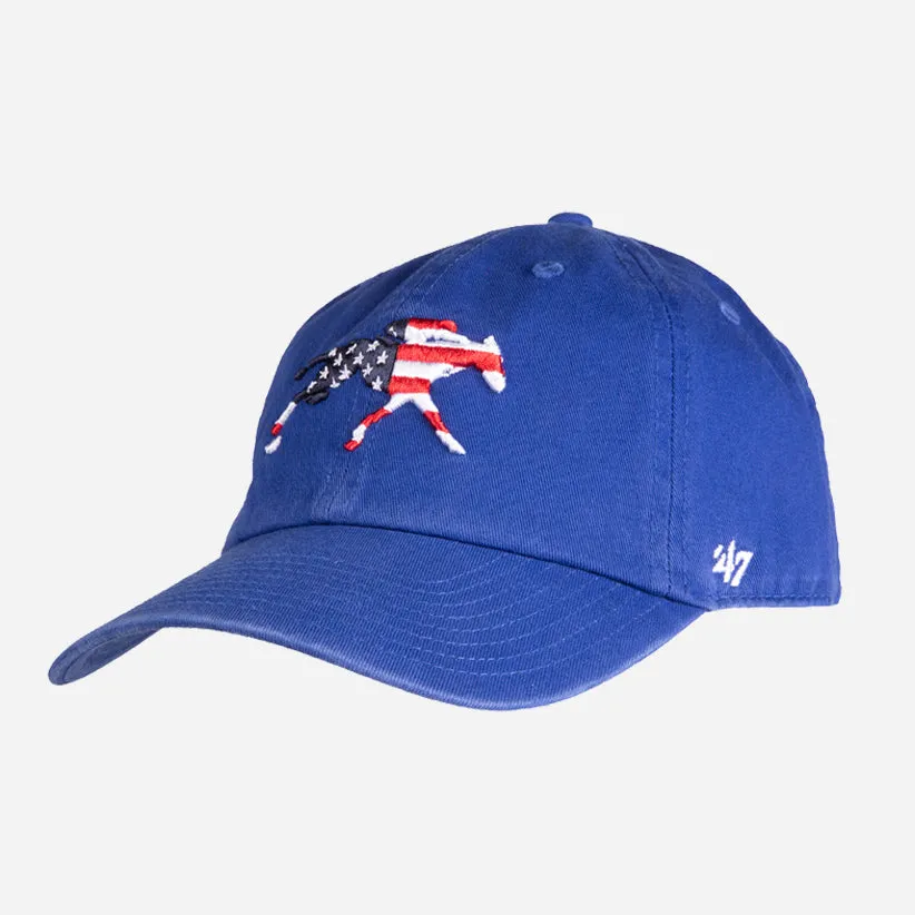 '47 Brand Keeneland American Flag Fill Clean Up Cap