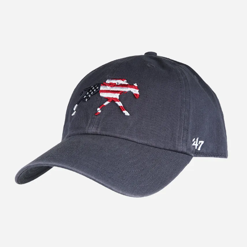 '47 Brand Keeneland American Flag Fill Clean Up Cap