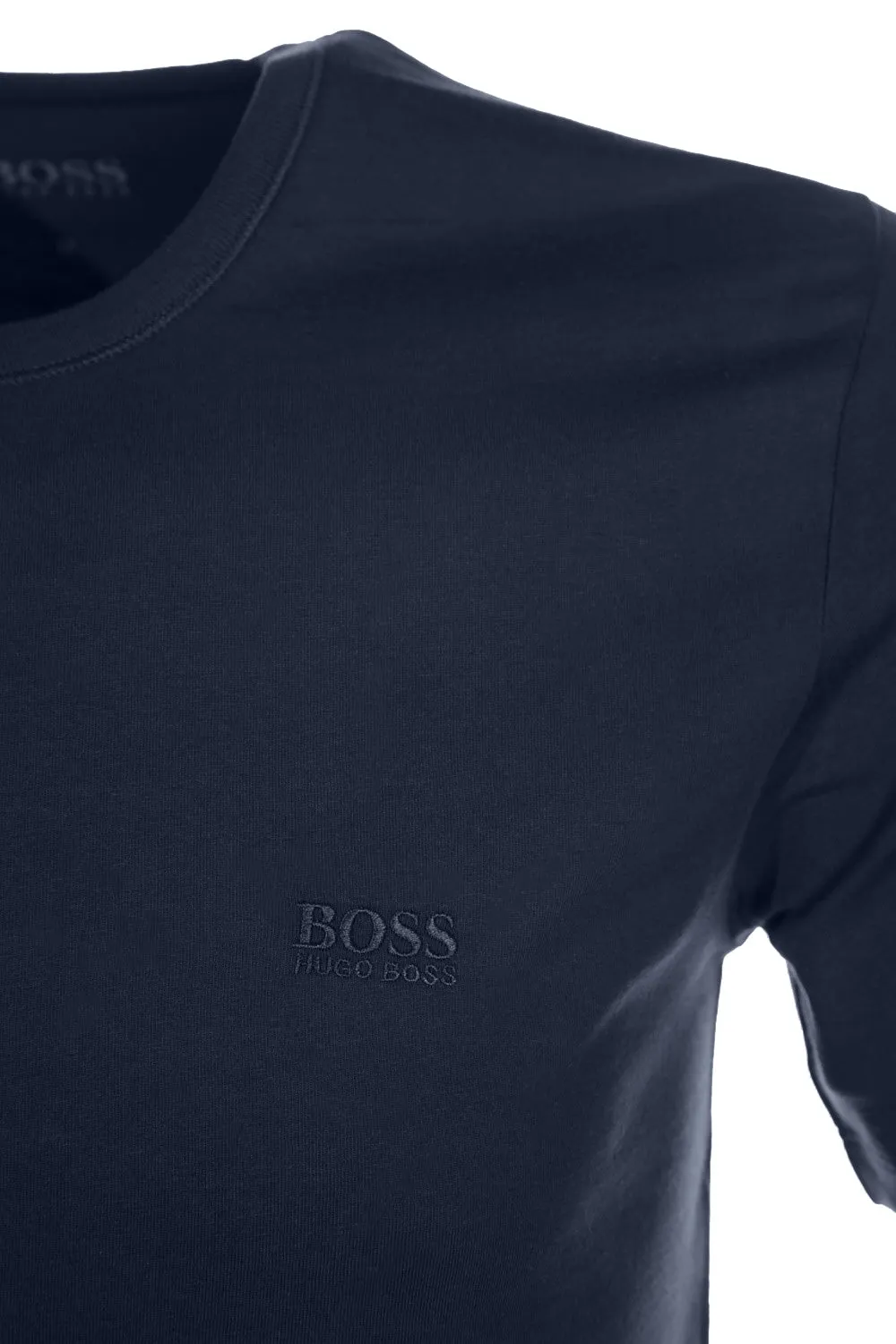 BOSS 3 Pack Crew Neck T-Shirt in Black, Charcoal & Navy