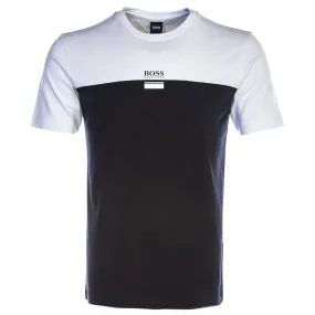 BOSS Tee 6 T Shirt in Black & White