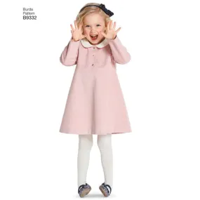 Burda Child Dresses 9332