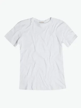 Crew Neck Tailor-Fit Supima Cotton T-shirt White