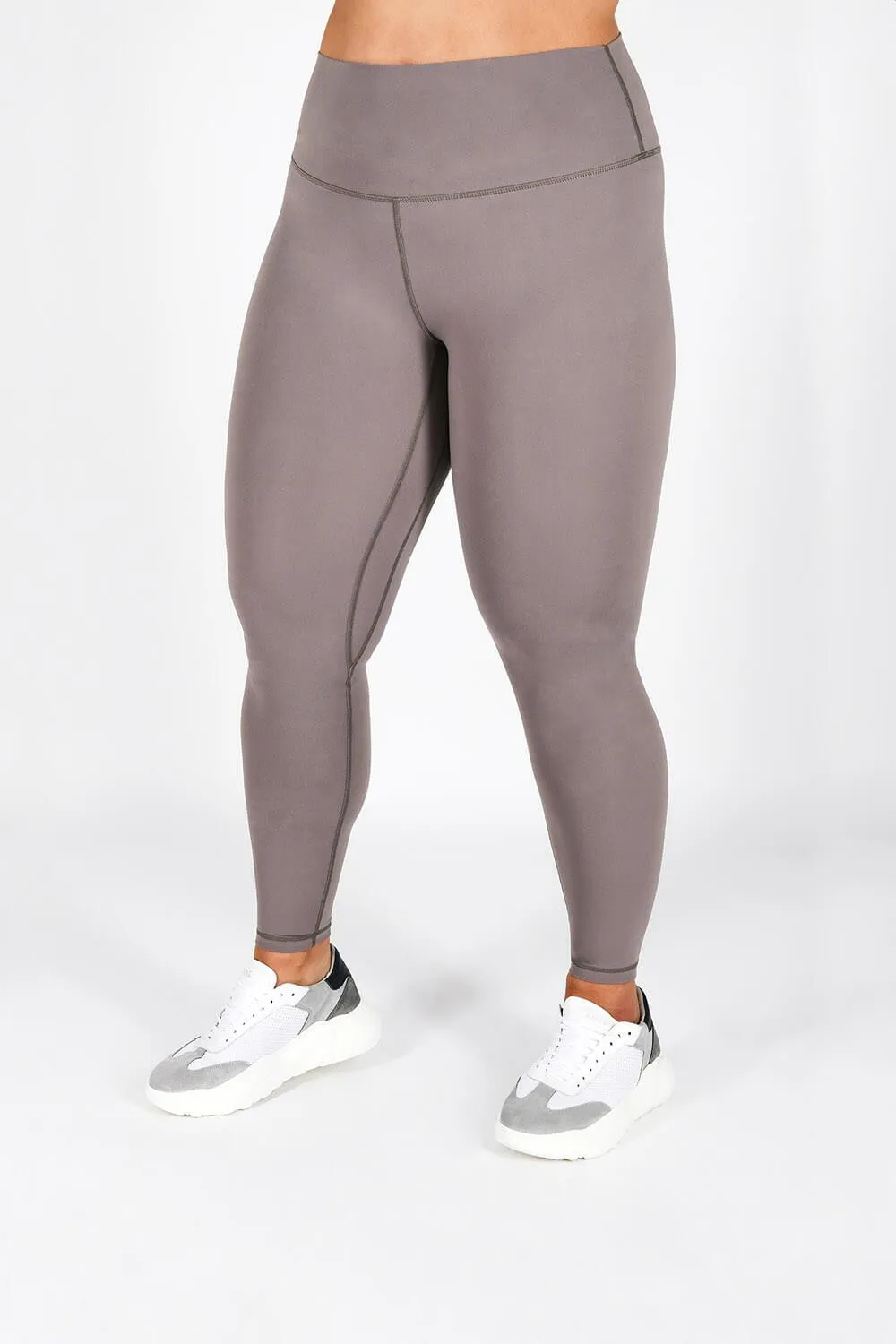 Curve Revitalise High Waisted Leggings - Mauve