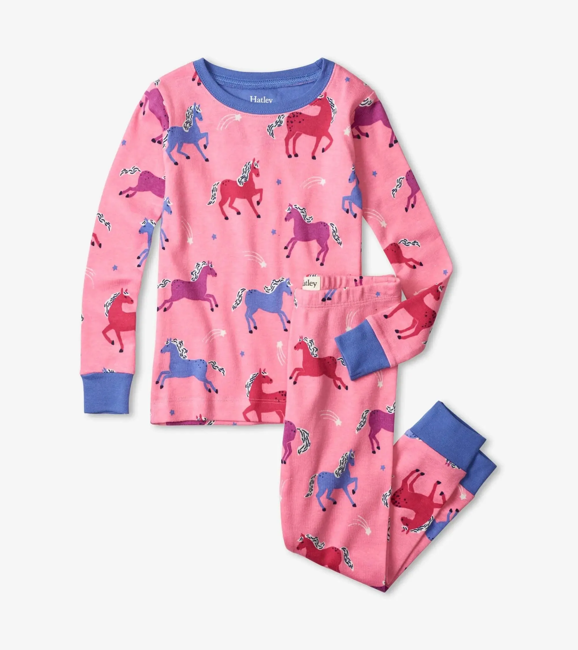 Dreamy Horses Organic Cotton Pajama Set | Hatley