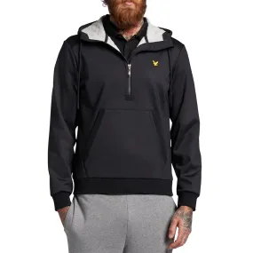 Lyle & Scott Windjammer Water Resistant Hoodie - Jet Black