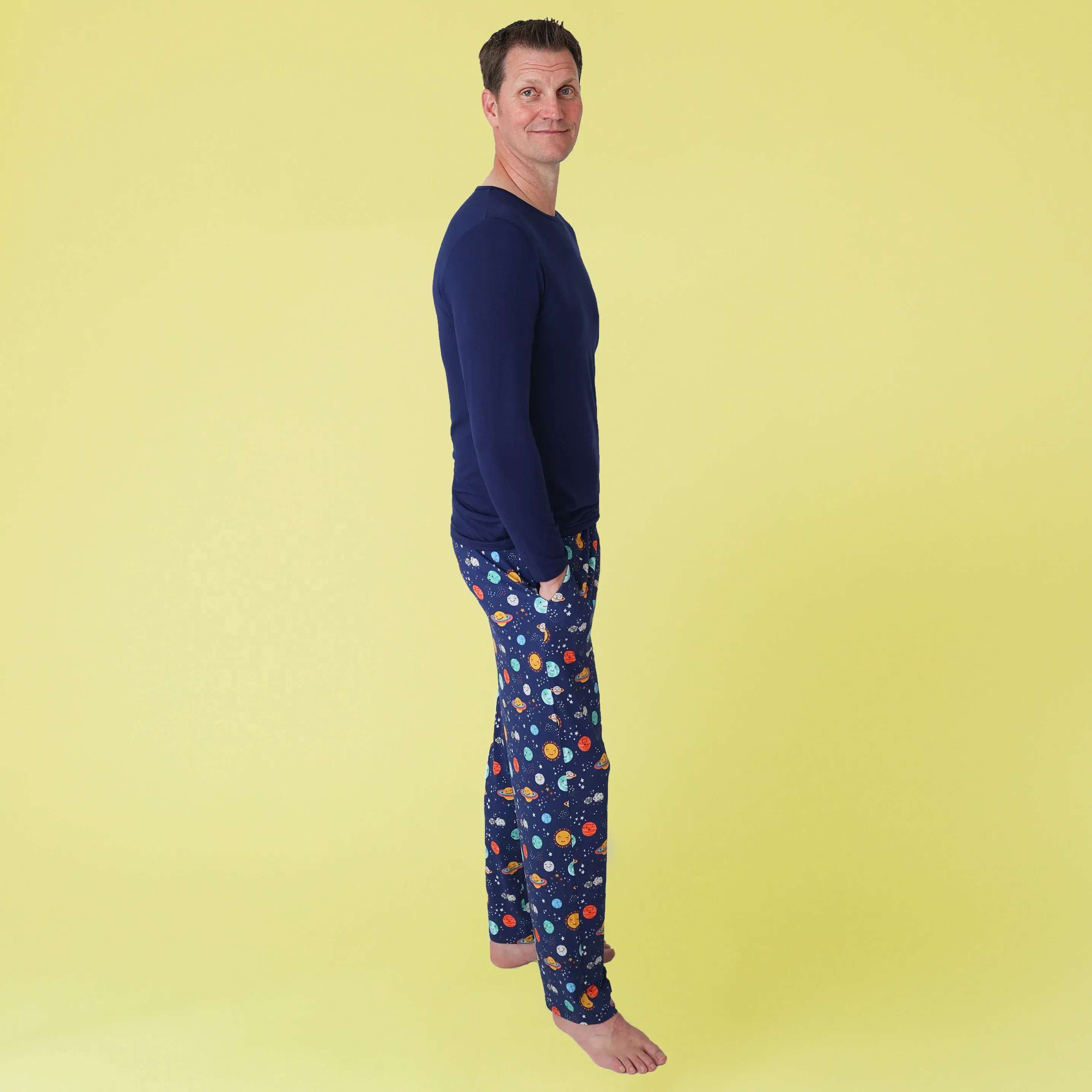 Macaron   Me Men's PJ Set - Peaceful Planets