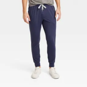 New - Men's Soft Stretch Joggers - All In Motion Starless Night Blue M