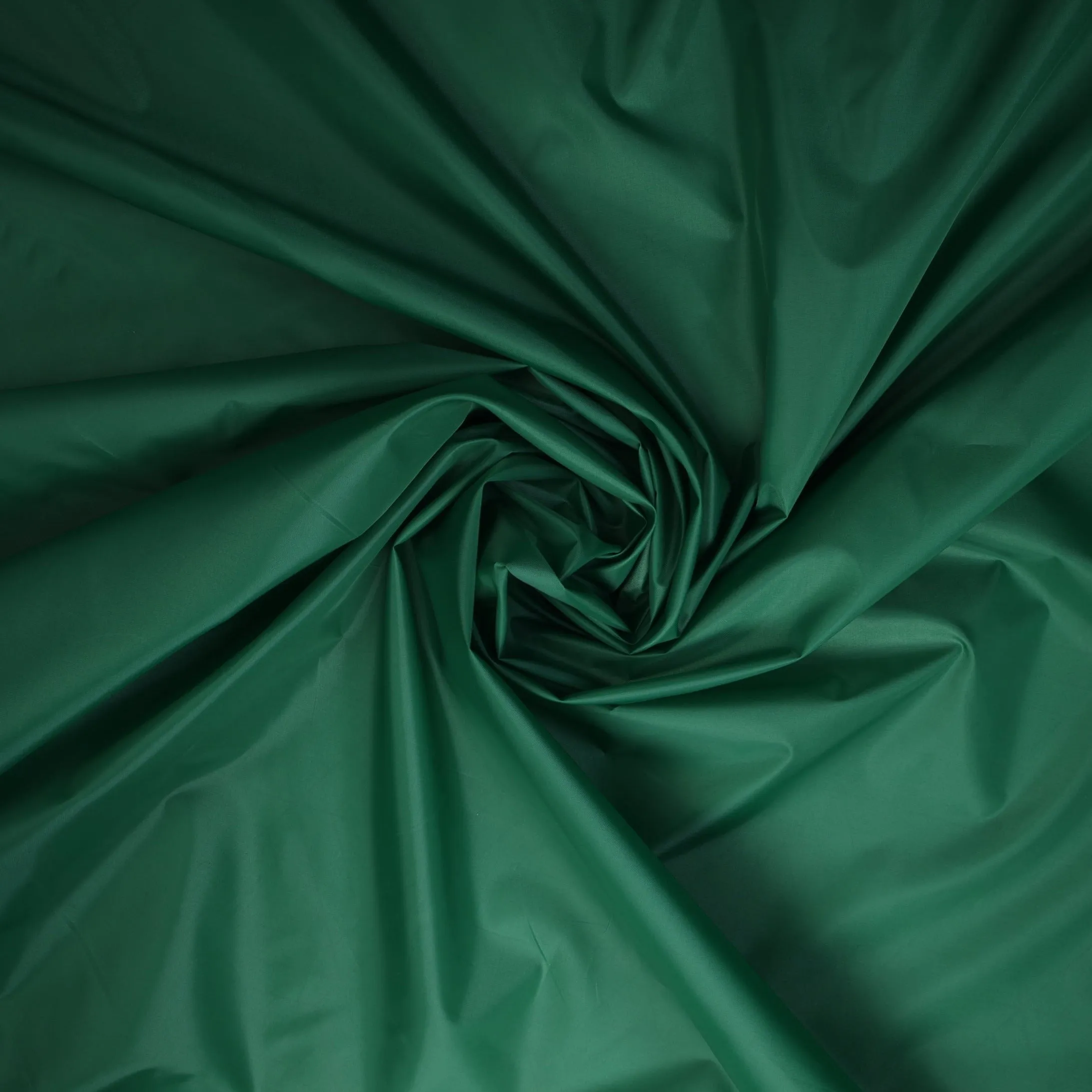 Recyclable Green Solid Taffeta Fabric