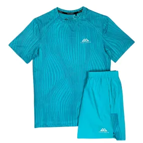 Trailberg Vertex T-Shirt / Shorts Set - Aqua