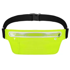 Unisex Sport Waist Pack Running Belt Bag Pouch Adjustable Bounce Free Sweat-Proof Lightweight Slim