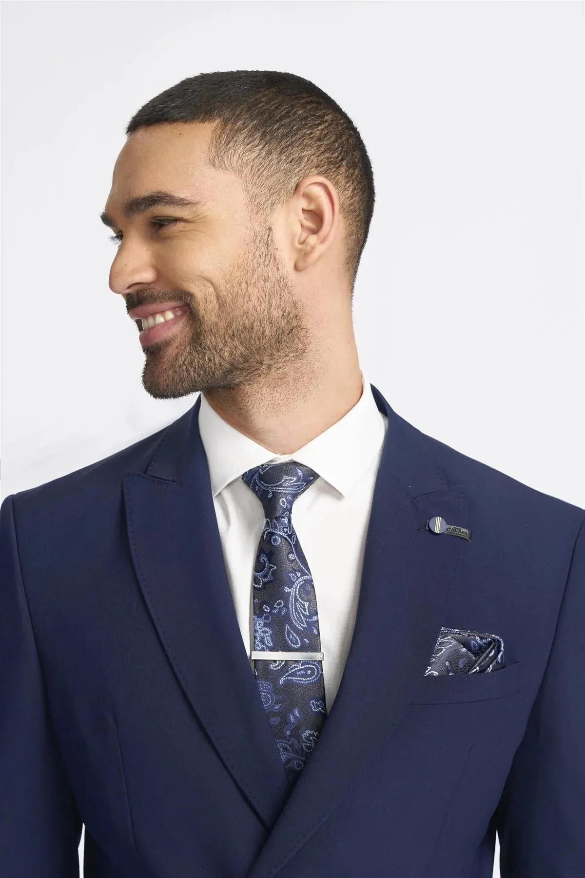 Victorious Double Breasted Navy Two Piece Suit