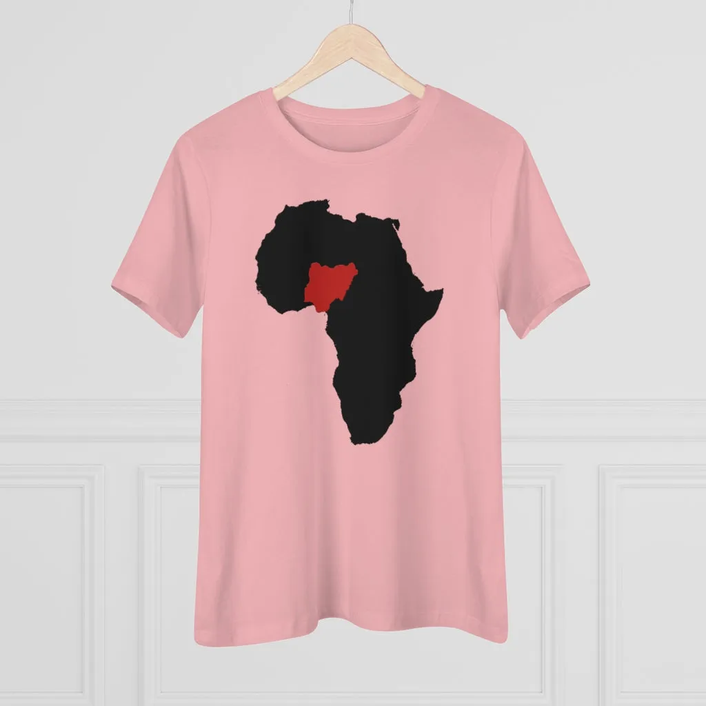 Women's Map of Africa Tee